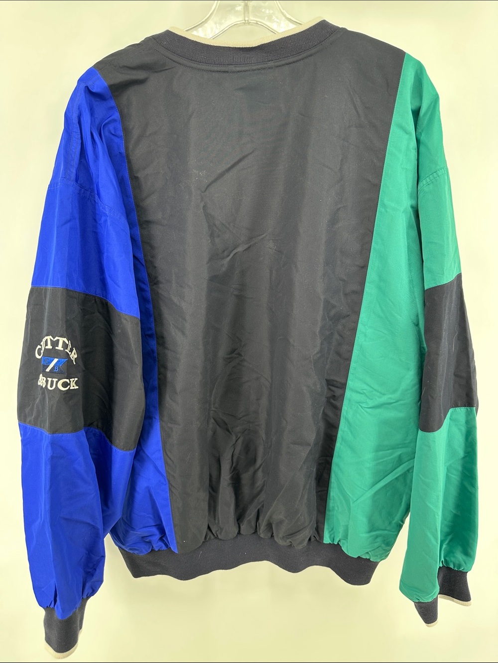 Vintage Colorblock Cutter & Buck Wind Crewneck Pullover New Tags Men’s Large - Picture 8 of 8